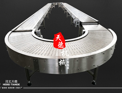 360度鏈板轉(zhuǎn)彎機、循環(huán)型轉(zhuǎn)彎輸送機